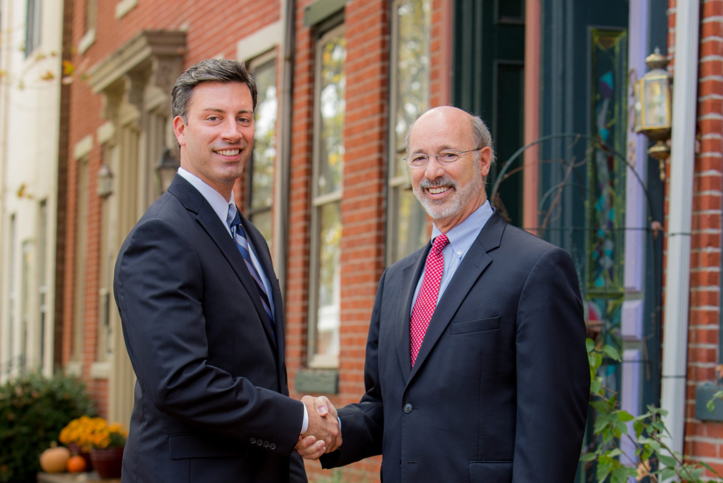 David McKenzie & Tom Wolf, Governor of Pennsylvania
